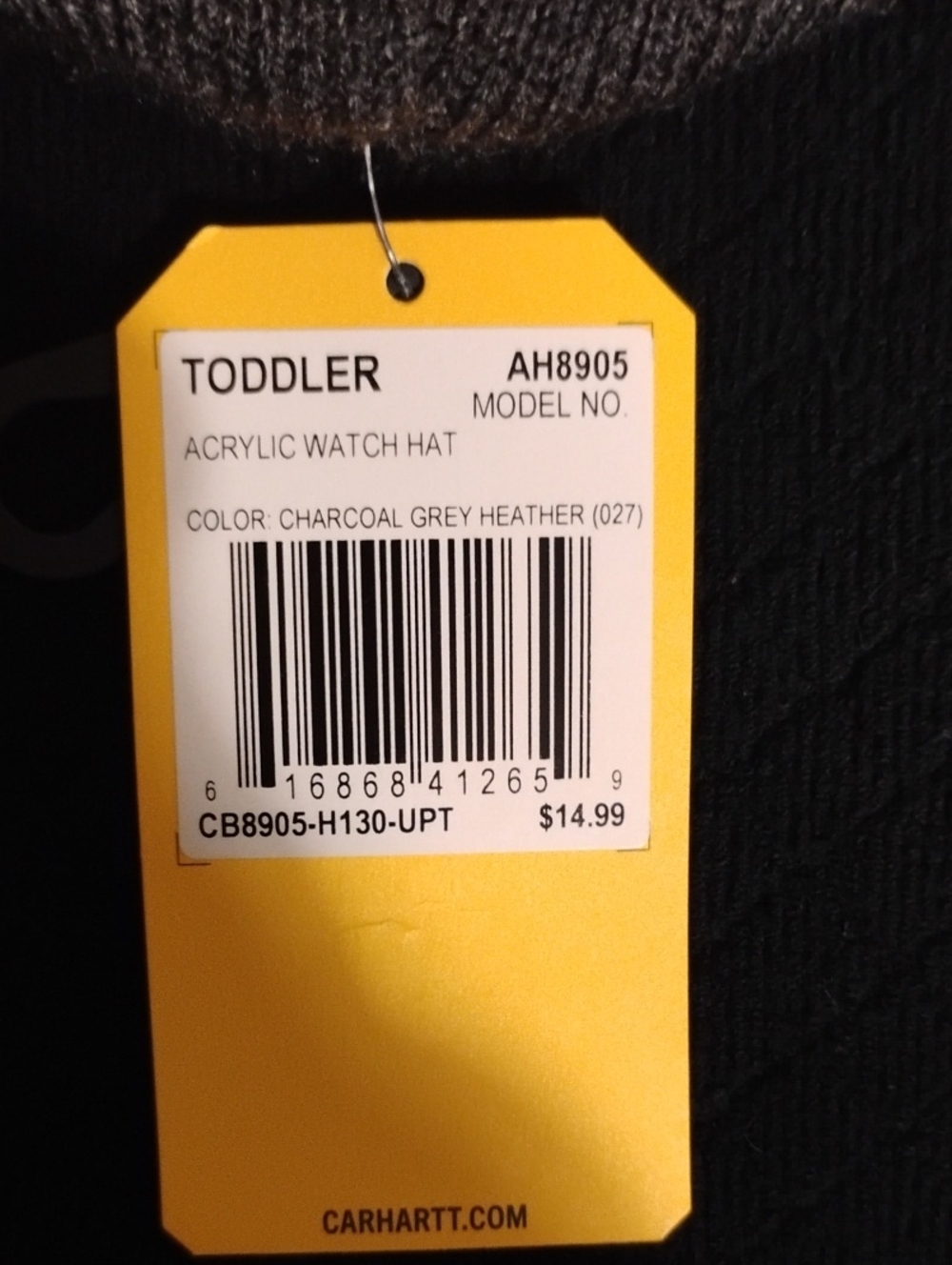 💚 Toddler Boys Carhartt Knit Beanie Hat NWT Cozy Winter Essential - Picture 6 of 6
